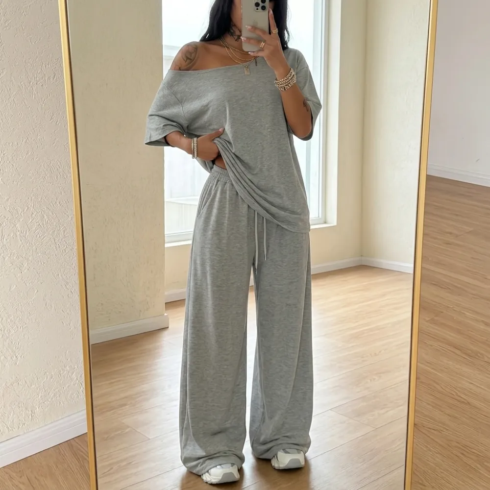 Off Shoulder Two Piece Set