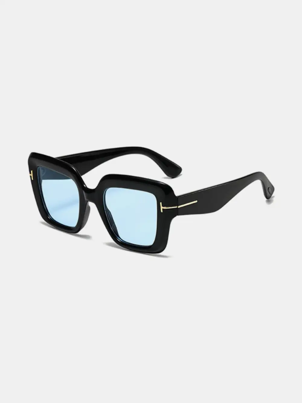 Beaded Square Frame Sunglasses
