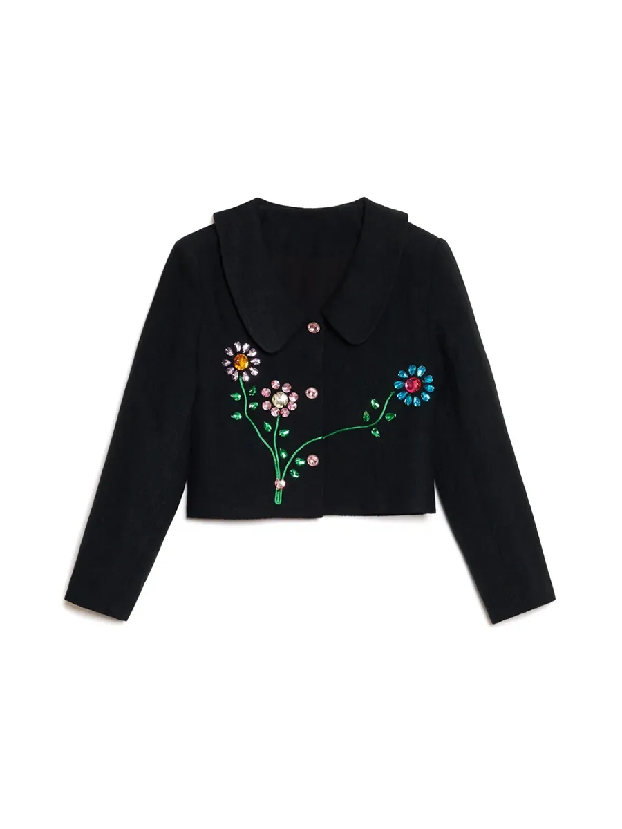 Casual Diamond Bouquet Jacket