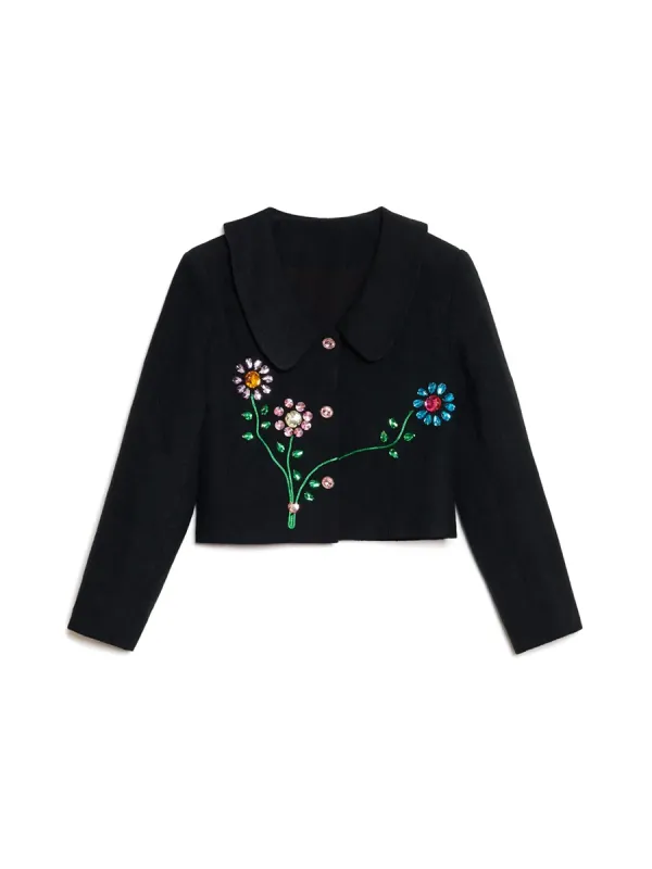 Casual Diamond Bouquet Jacket
