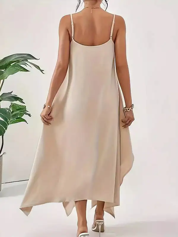 Spaghetti Sleeveless Neck Maxi Dress