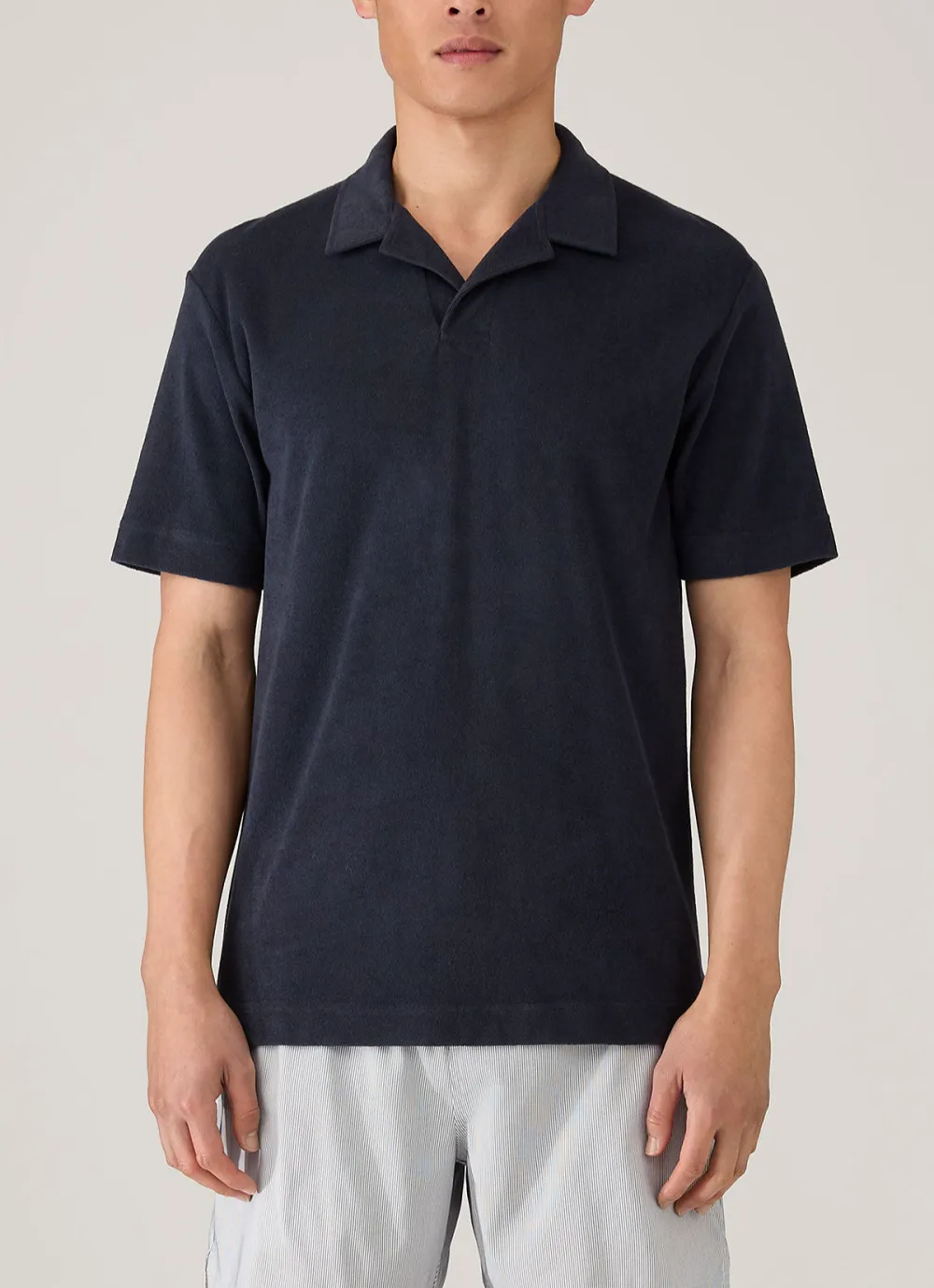 Modern Everyday Regular Fit Cotton Towelling Short Sleeve Polo Shirt