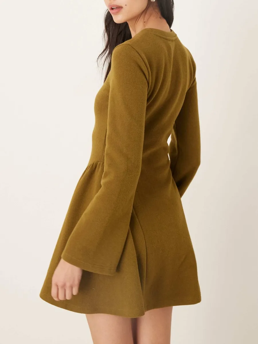 Trendy Flared Mini Dress