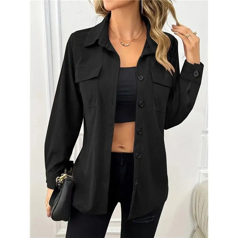 Corduroy Casual Outerwear Jacket
