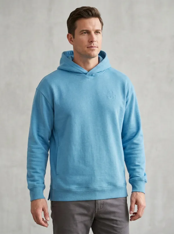 Classic Flag-Motif Embroidered Golf Casual Hoodie
