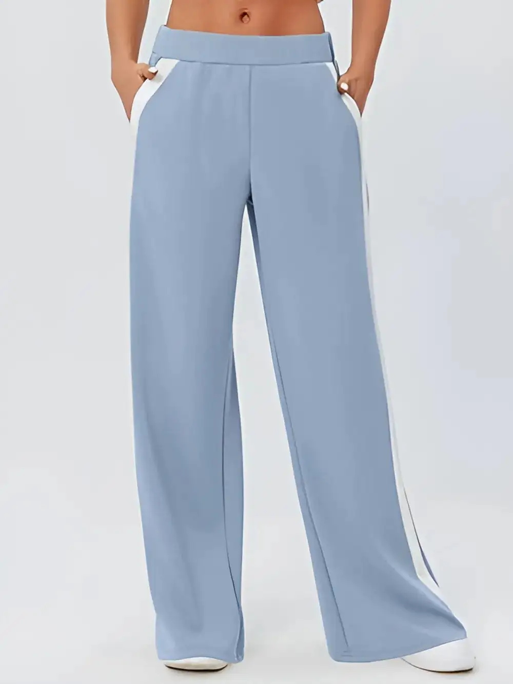 Wide Leg Striped Pants