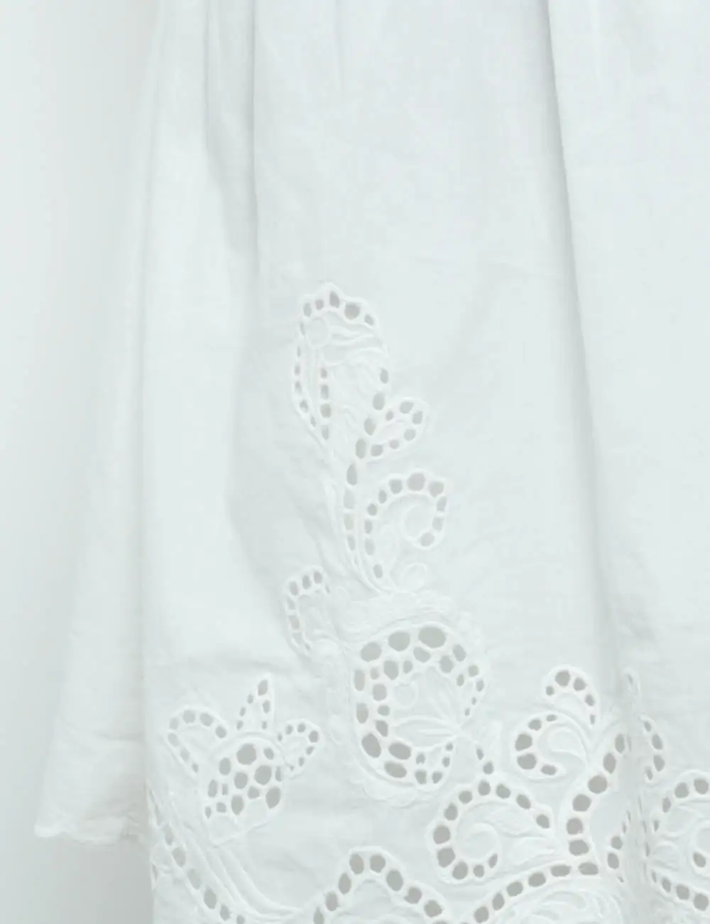 Chic Embroidery Hollow Bow Halter Neck Mini Dress