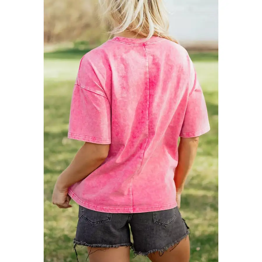 Lightweight Cotton Mineral Washed Oversize Tee