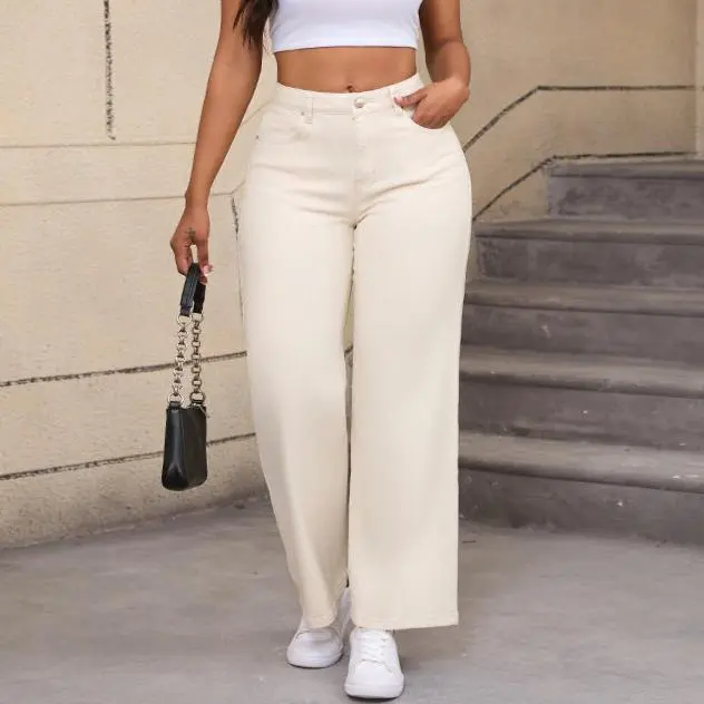 Fitted Straight Leg Jeans