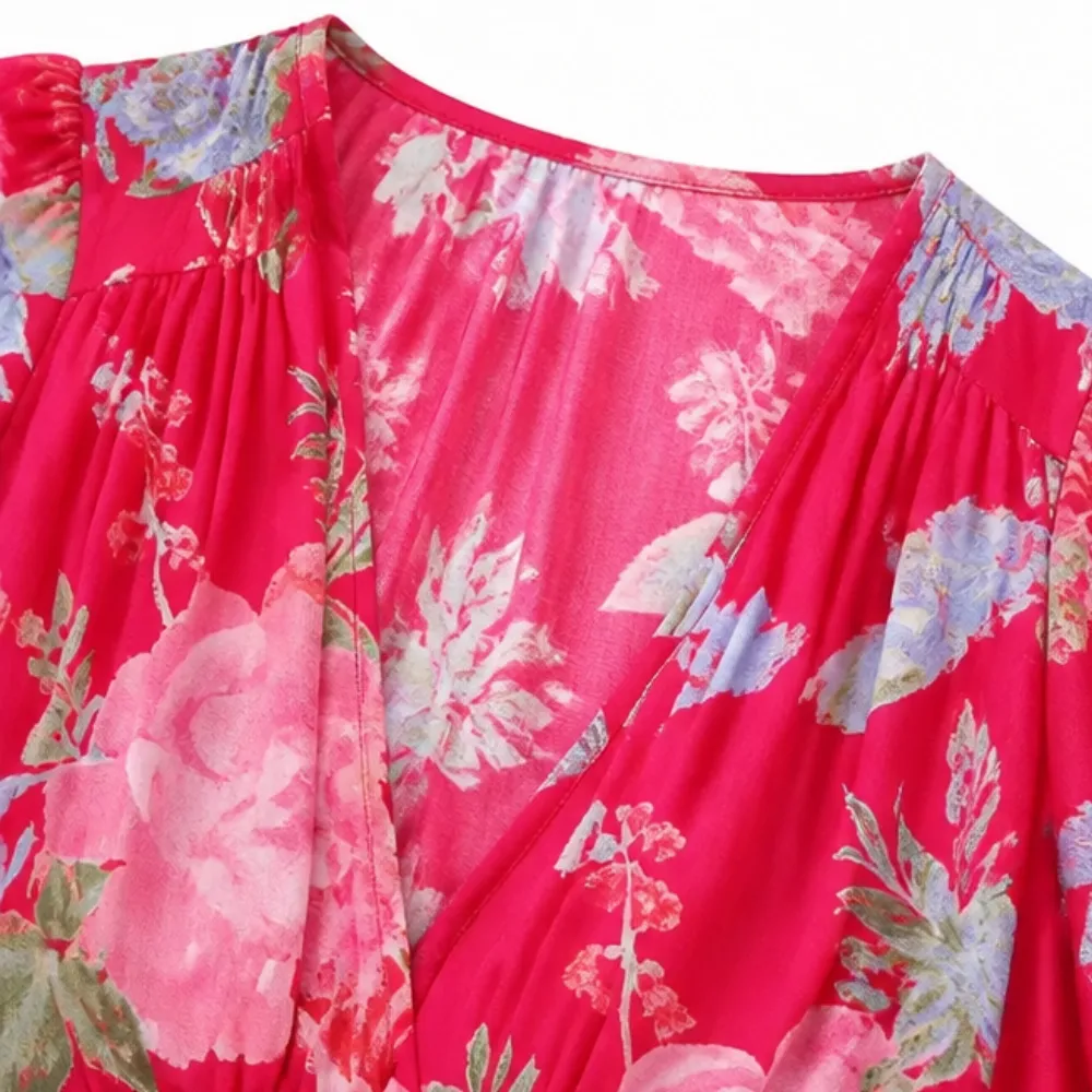 Floral Flowing Maxi Dress