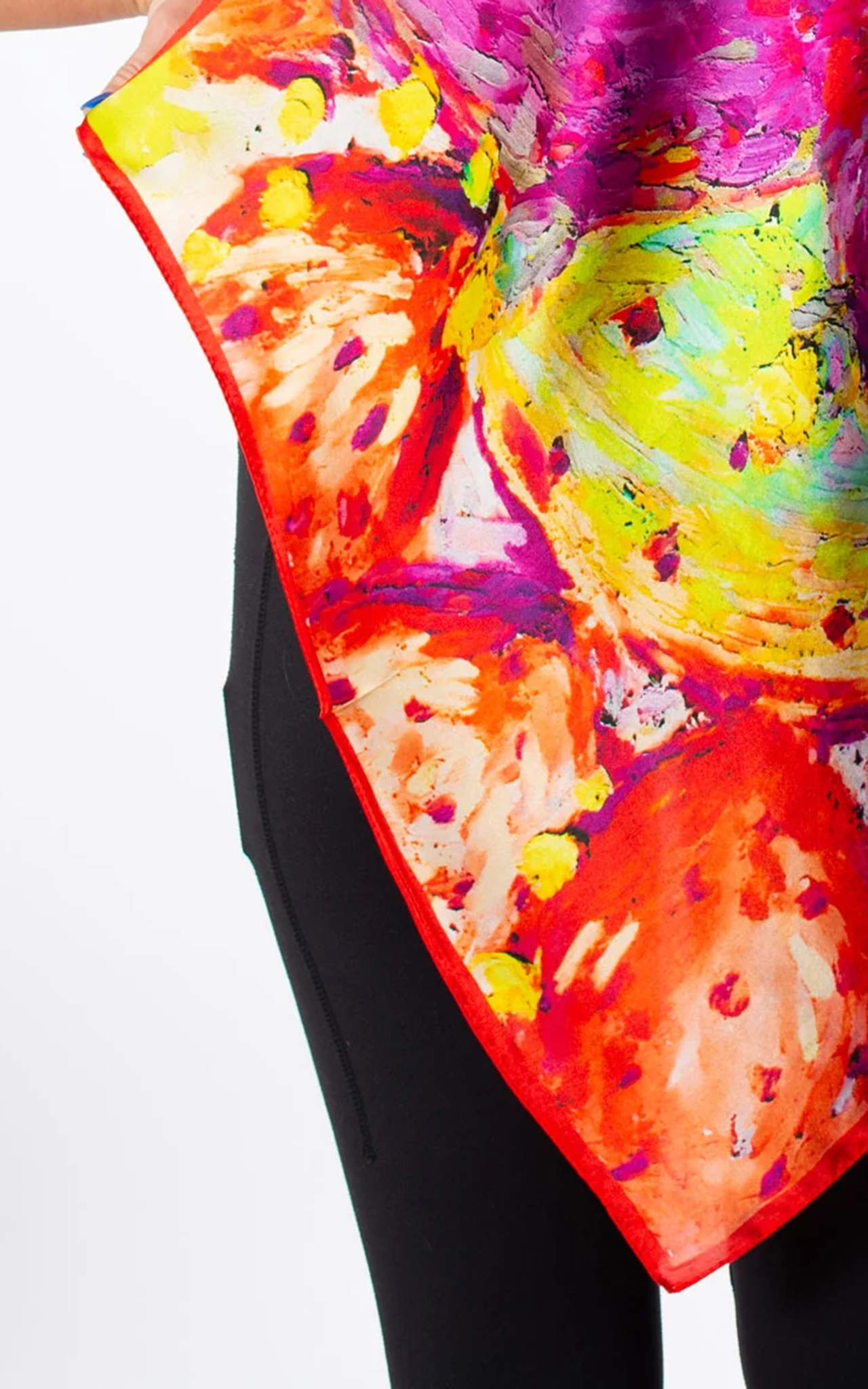 Fashion Abstract Art Print Women's Square Scarf