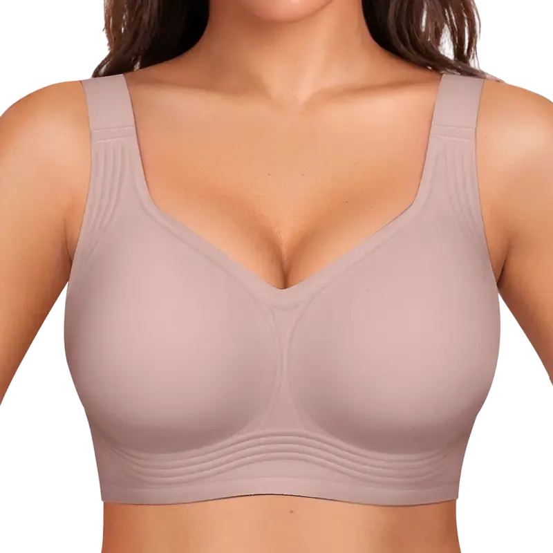Women Jelly Wireless Womens Comfortable Wireless Bras Push Up Bralettes Seamless Tshirts Bras Deep V Everyday Bras
