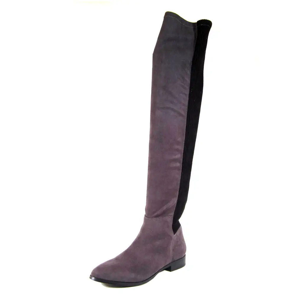 Block Heel Over The Knee Boots