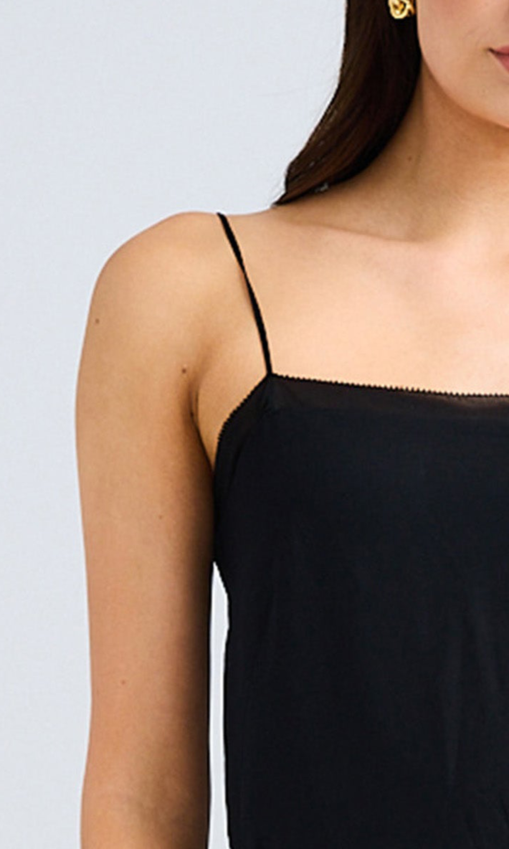 Pure Black Tight Tank Top