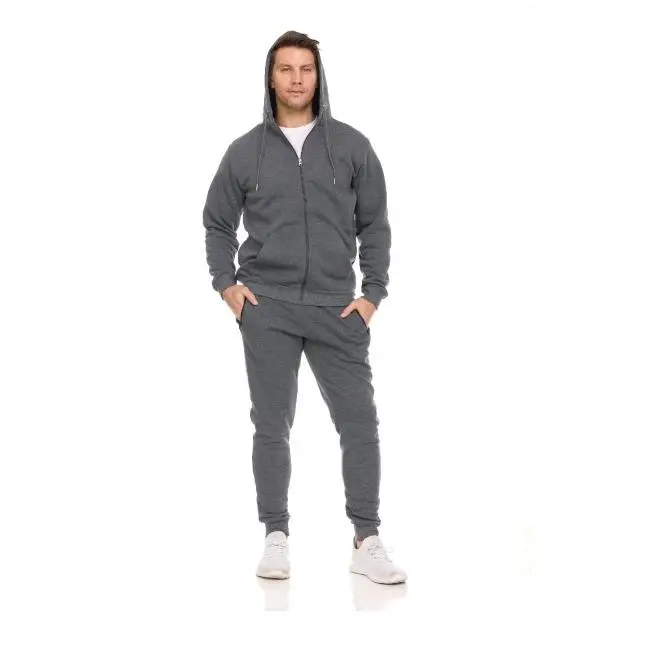 Men’s Fleece-Lined Hoodie & Jogger 2-Piece Set – Stay Warm, Stay Stylish