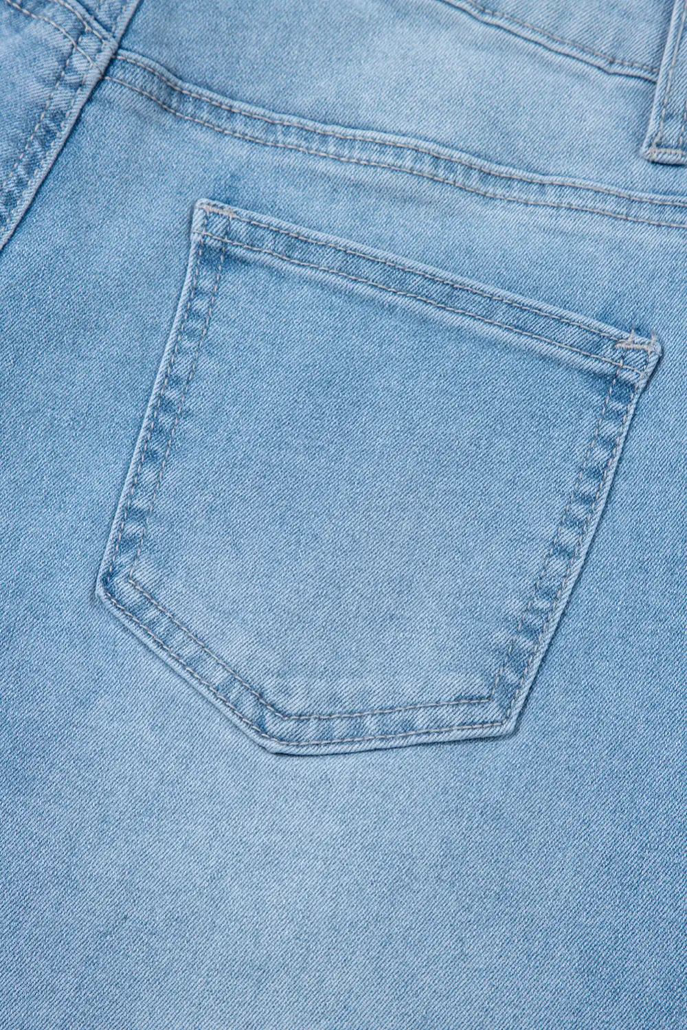 Barrel Relaxed Patch Pocket High Rise Jeans
