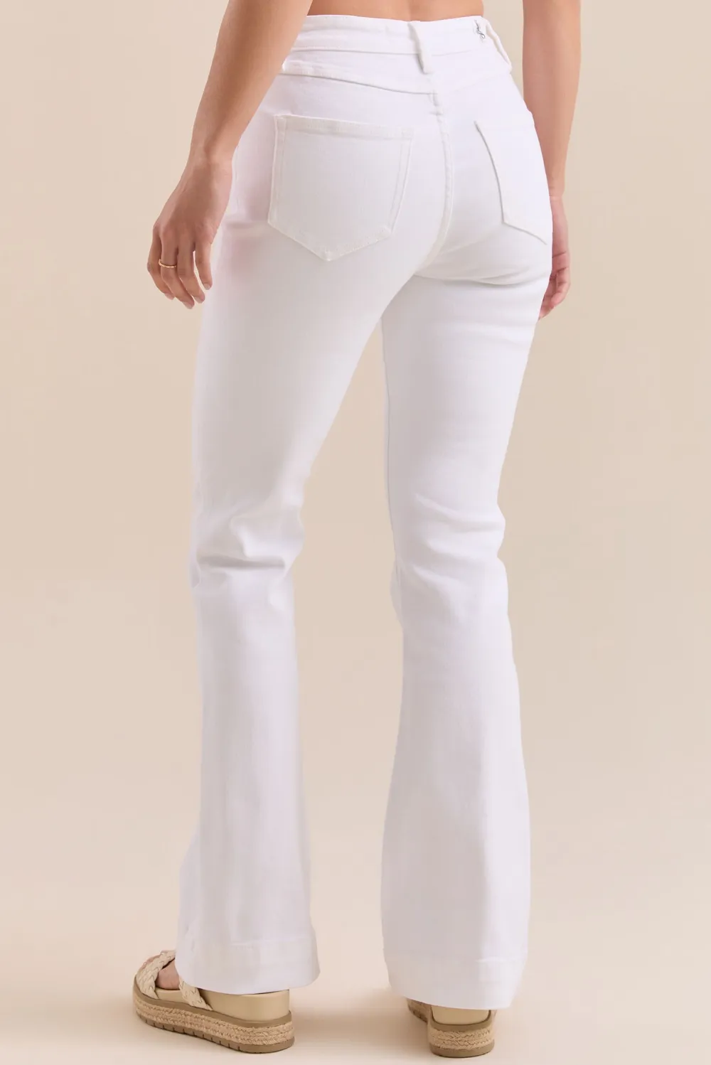 Front Pocket Flare Jeans