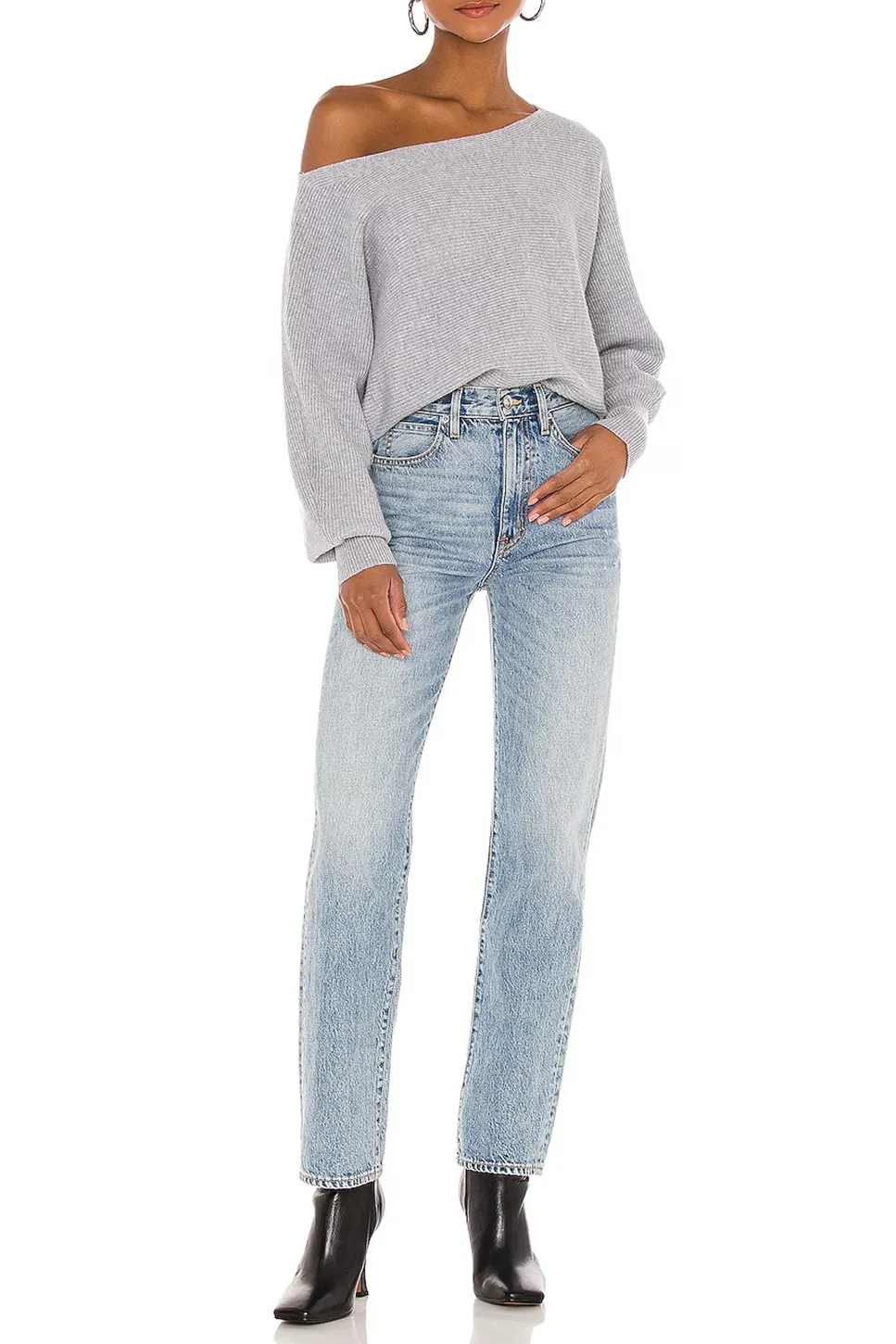 Wide Neck Sweater
