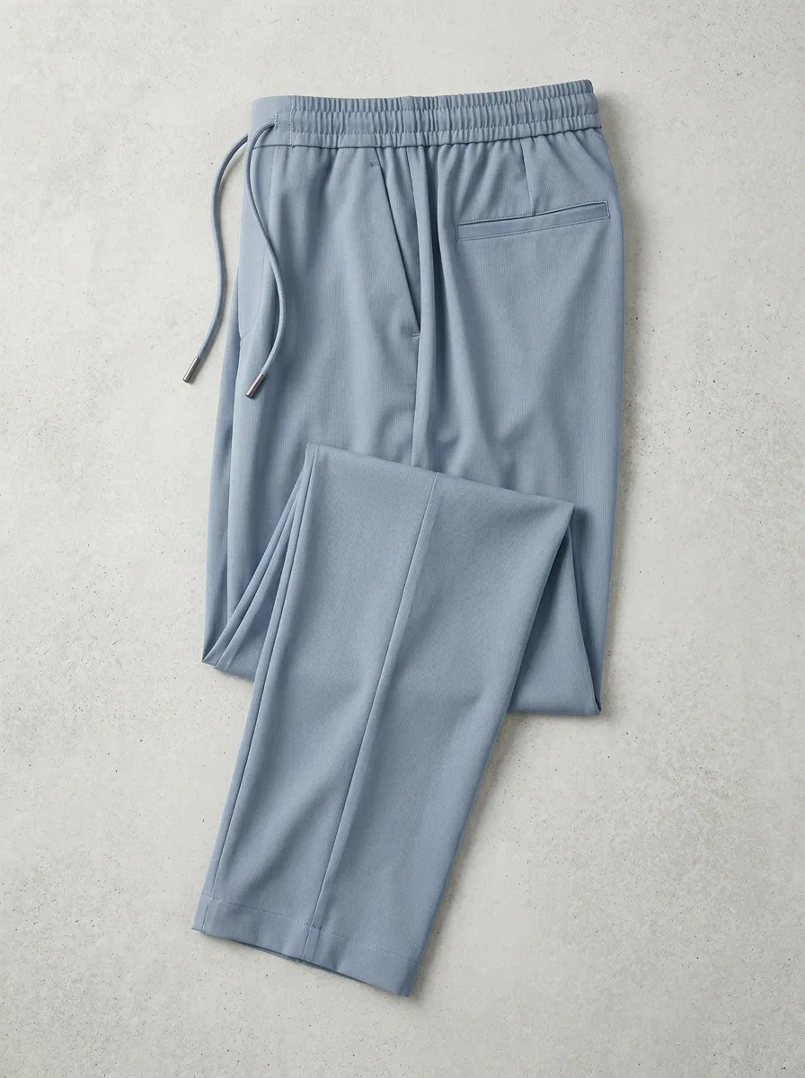 Outdoor-Inspired Ice Silk Graphic Print Style Men's Ice Silk Casual Pants