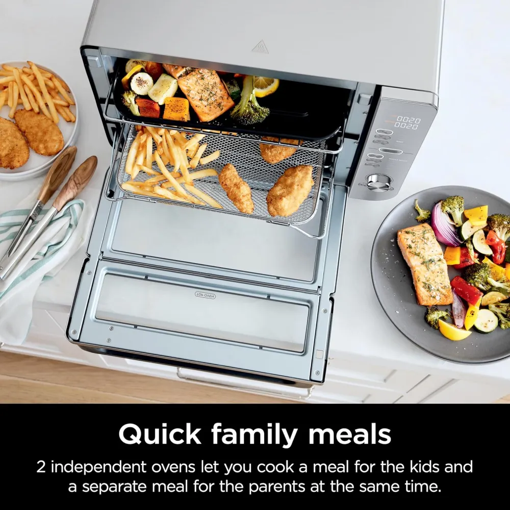 Ninja DCT451 12-in-1 Smart Double Oven with FlexDoor