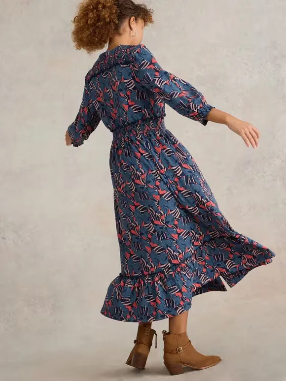 Shirred Jersey Dress