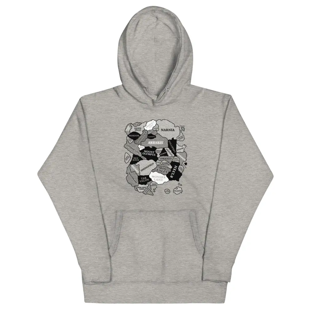 World Map Unisex Comfort Hoodie