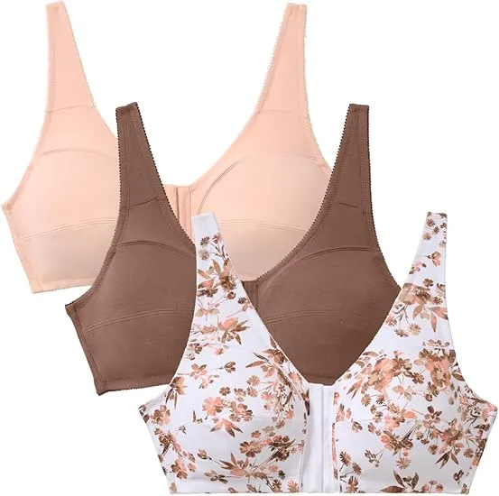 3PC-Seamless Breathable Gathered Thin Jelly Strip Bra Without Steel Ring