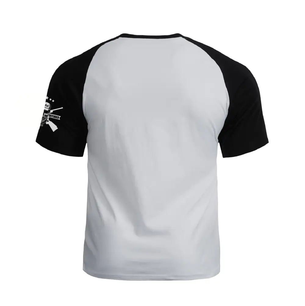 MY DOG THINK'S I'M COOL RAGLAN GRAPHIC TEE