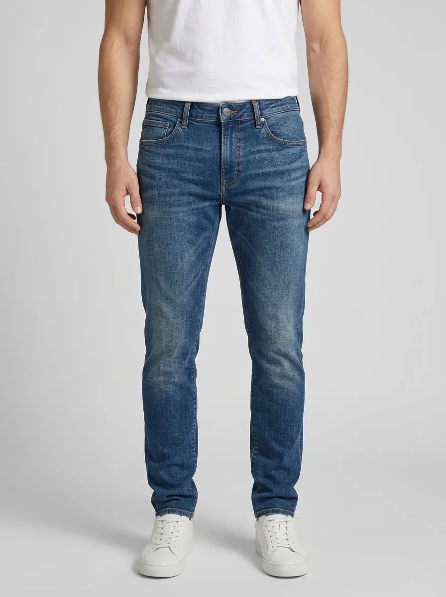 Easy Wear Tapered Fit Stretch Jeans