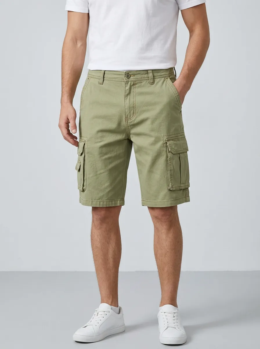 Multi Pocket Tactical Shorts