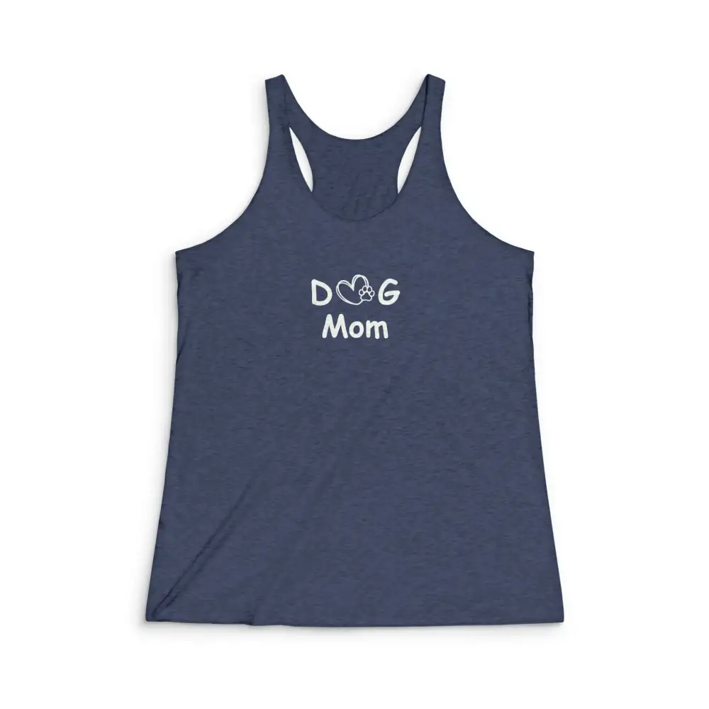 Dog Mom Graphic Racerback Tank