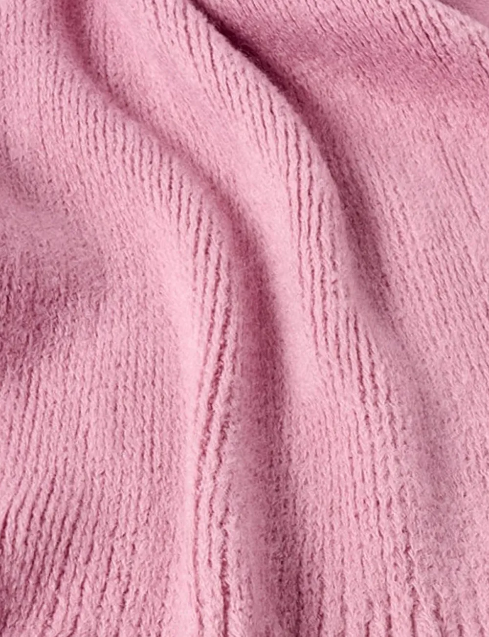 Lightweight And Soft Lavender Knitted Scarf