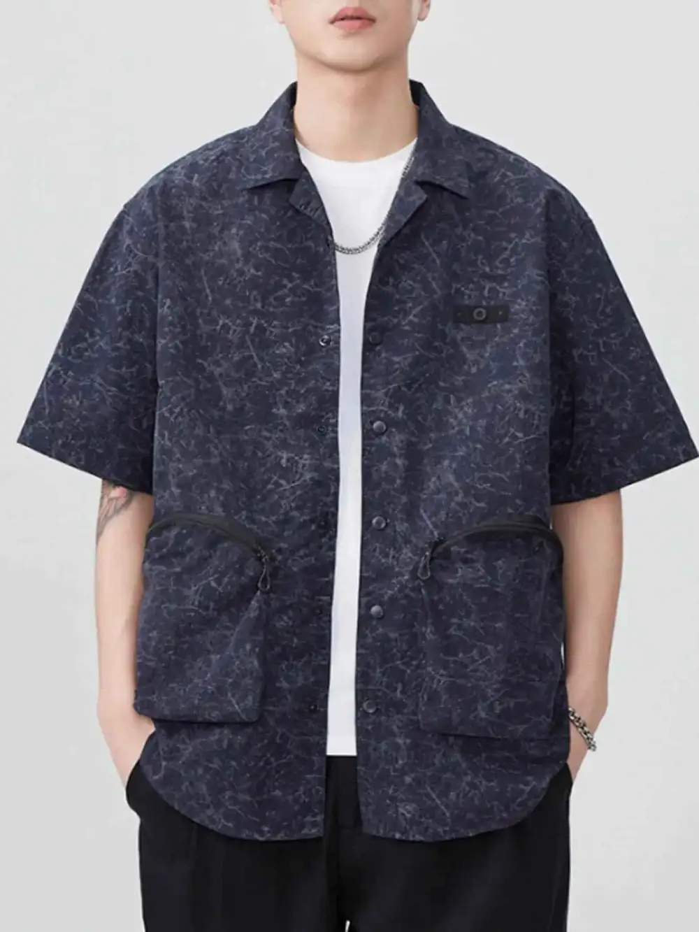Everyday Button Up Half Sleeve Shirt