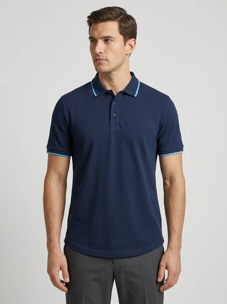 Modern Outdoor-Look Men's Polo Shirt