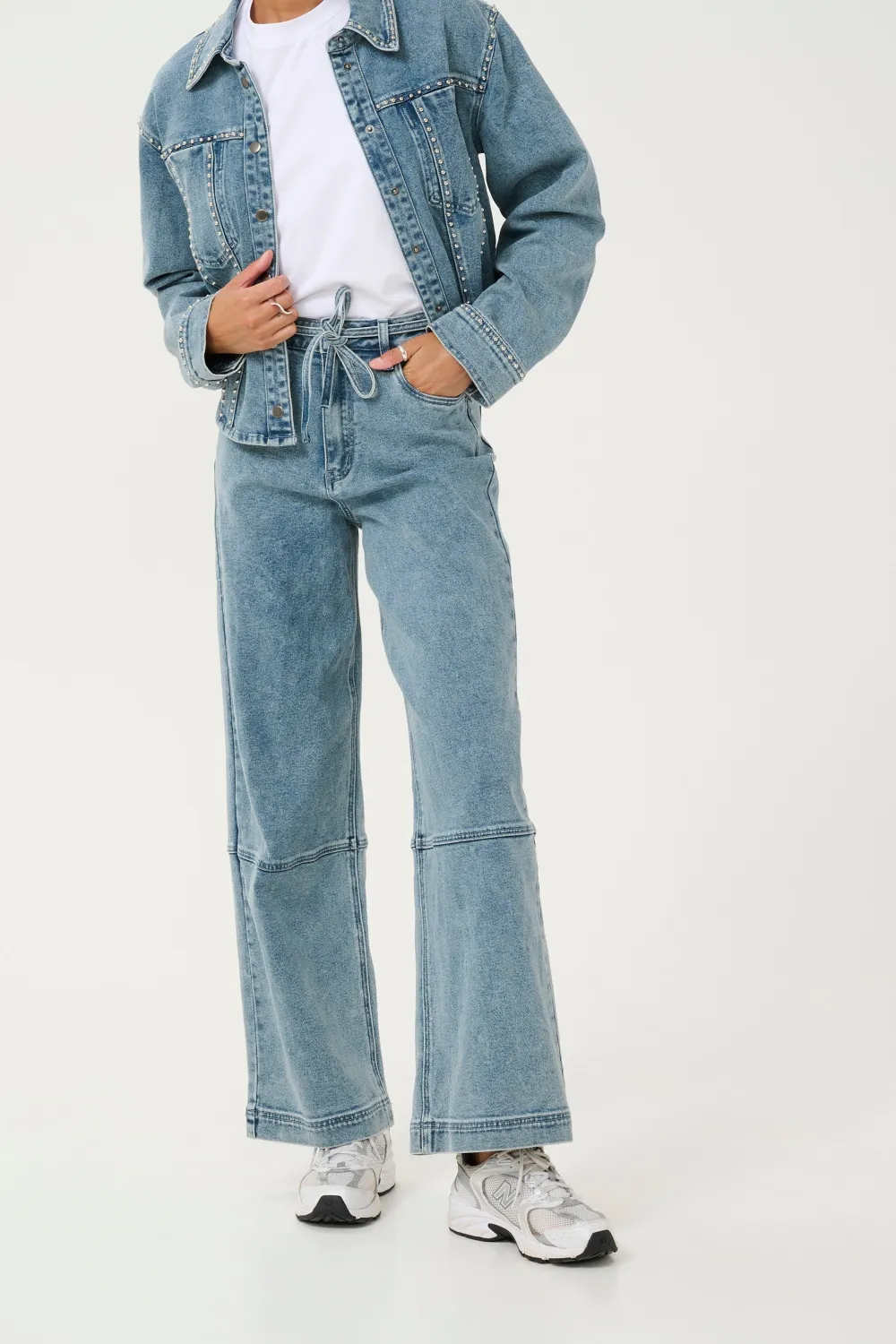 Kadoriana Wide Jeans Washed Denim