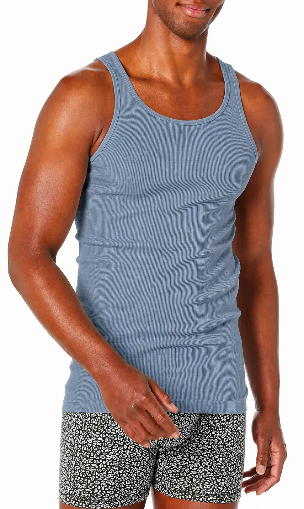 FINAL SALE⚡8 Packs for $24.99⚡Value Bundle Men's Ribbed Cotton Tank Undershirts, Breathable Sleeveless Base-Layer Vests