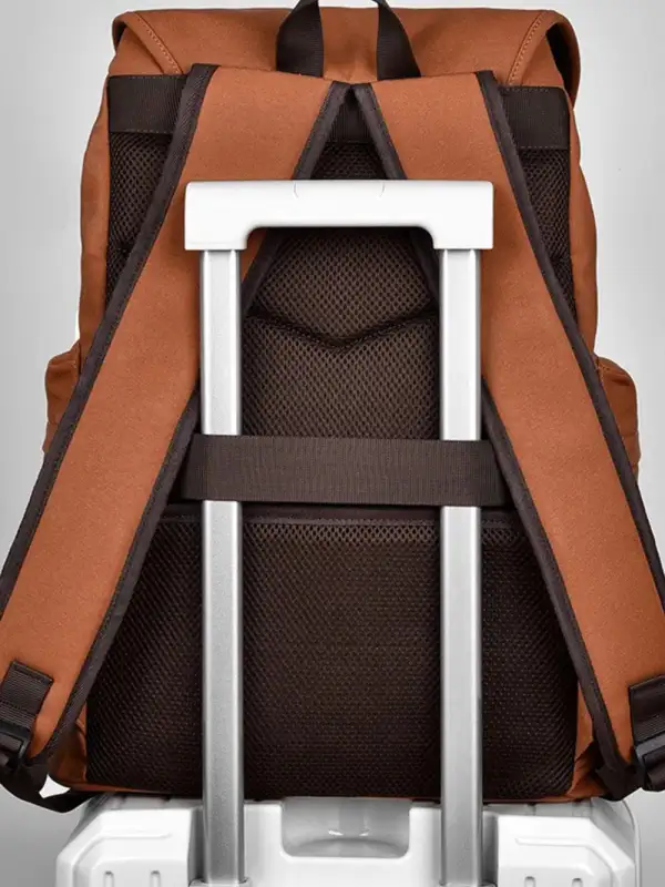 Multi Pocket Canvas Backpack
