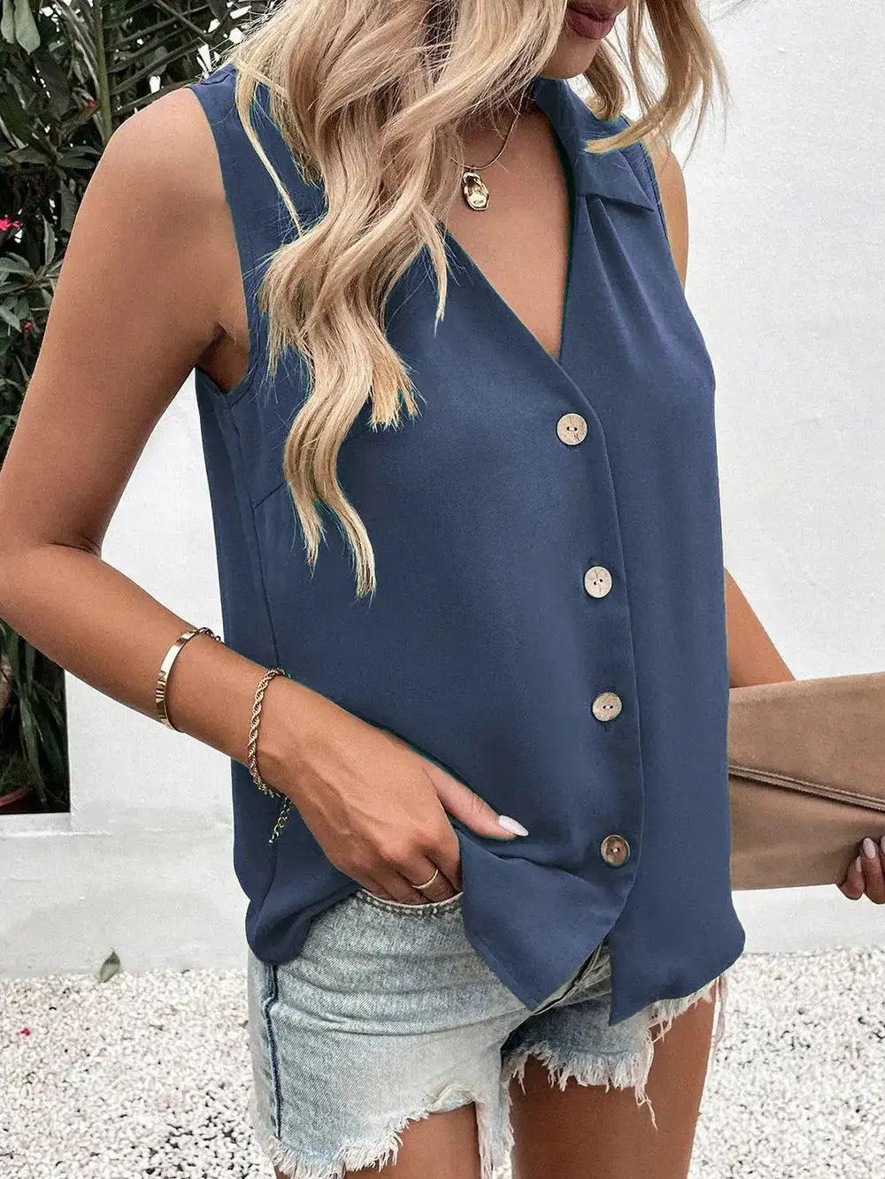 Button Up Tank