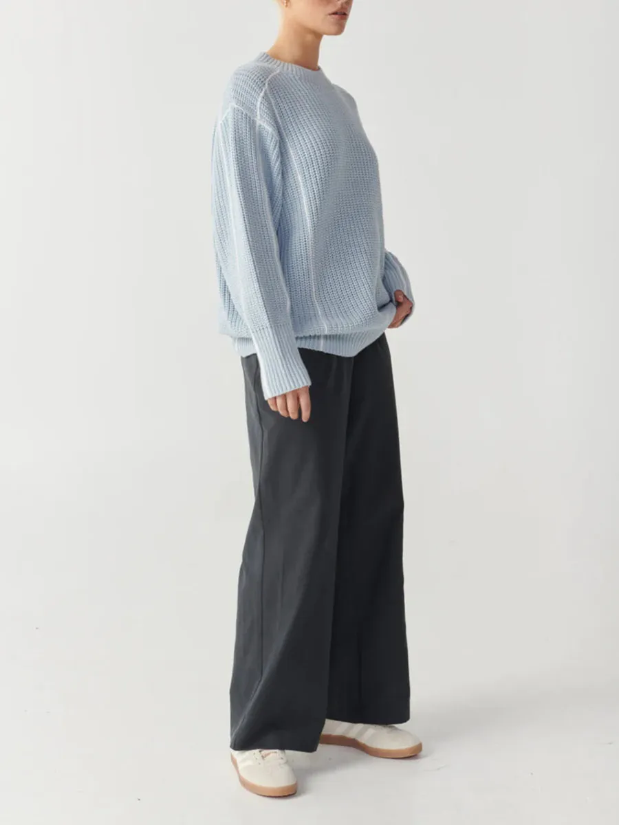 CASUAL OVERSIZED CREW KNIT