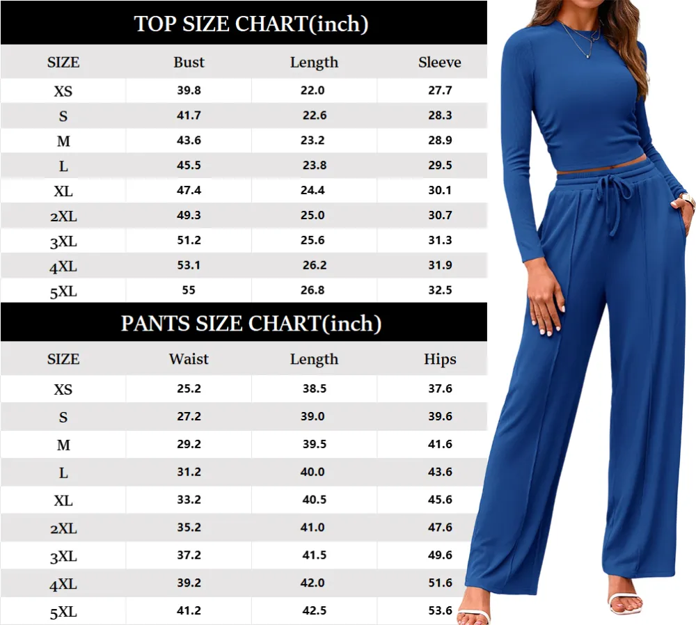 2-Piece Ribbed Knit Set Loungewear