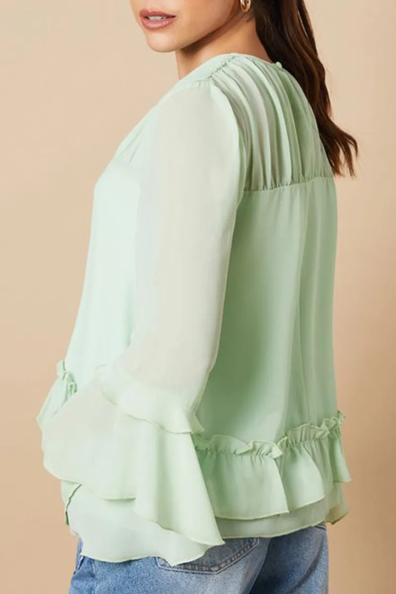 Casual Style Relaxed Silhouettee Top