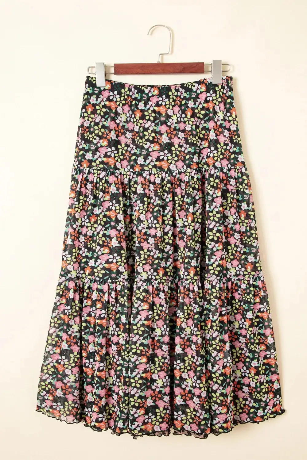 Convertible Printed Midi Skirt