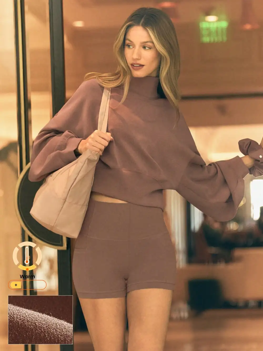 Soft And Comfortable Crewneck Sweatshirt Wide-Leg Pants Set