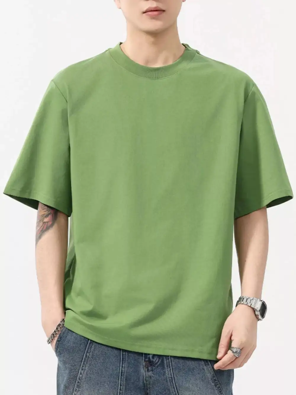 Breathable Round Neck Short Sleeve T-Shirt