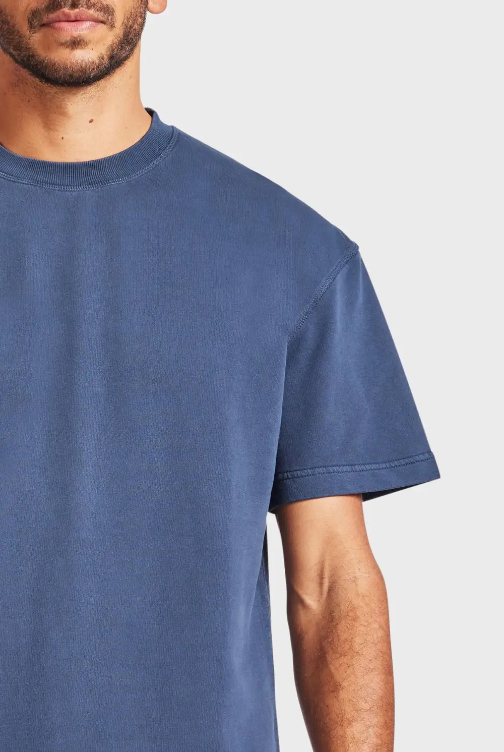 Short Sleeve Crew Neck Plain Tee