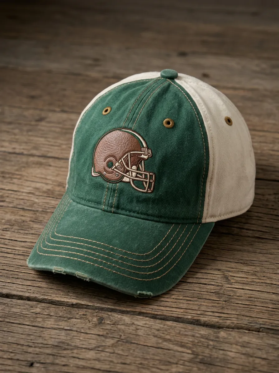 Unisex Game Day American Football Lover Helmet Embroidered Baseball Cap
