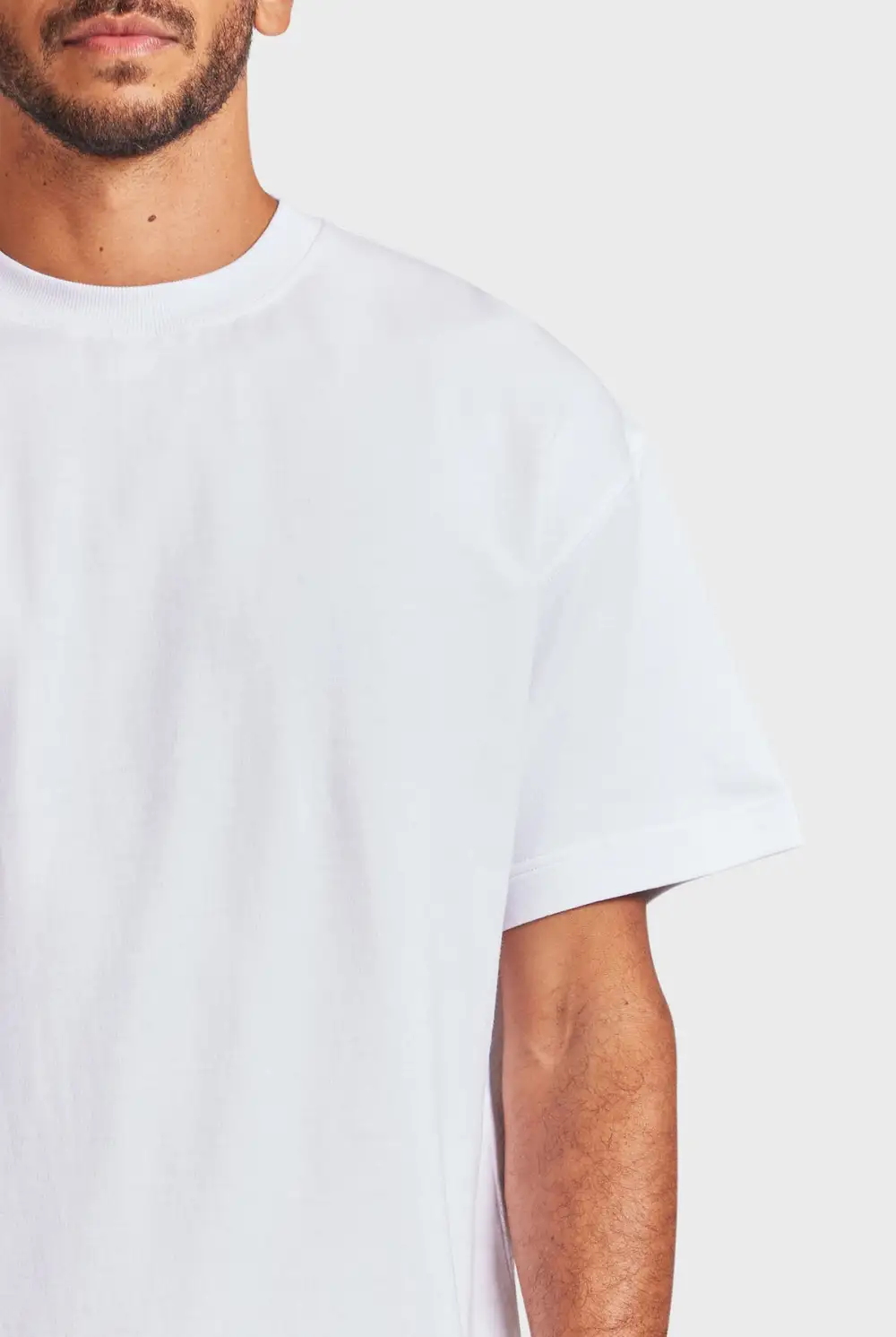 Short Sleeve Crew Neck Plain Tee