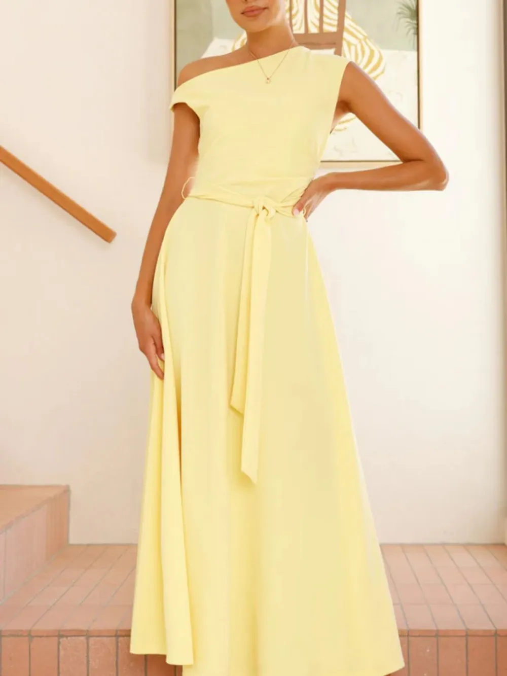 Tie Waist Maxi Dress