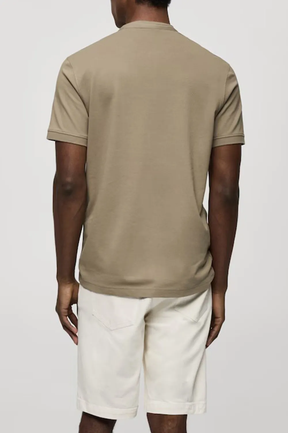 Mao Collar T-Shirt