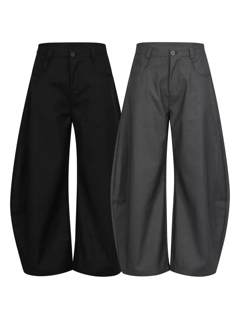 Textured Men's Wide Leg Pants